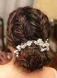 Braided Bun Style with Lehenga