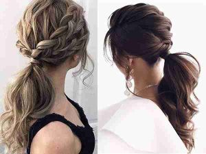 Simple Loose Ponytail Style